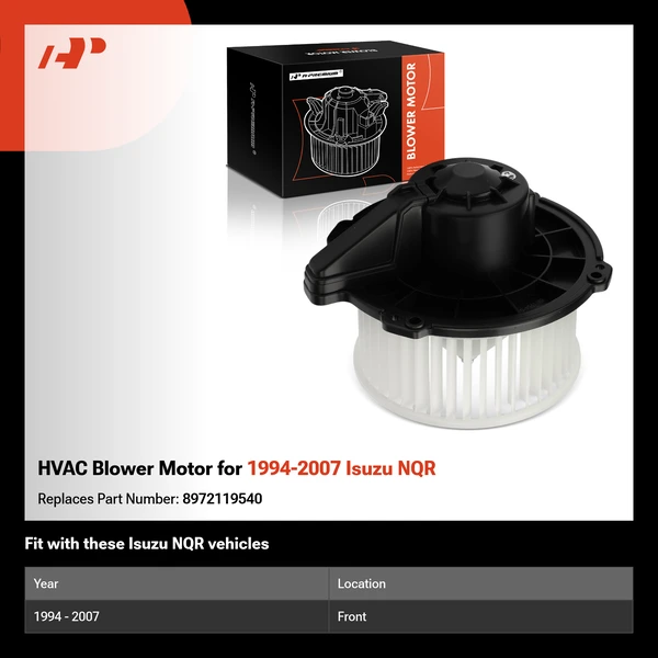 HVAC Blower Motor for 1994-2007 Isuzu NQR