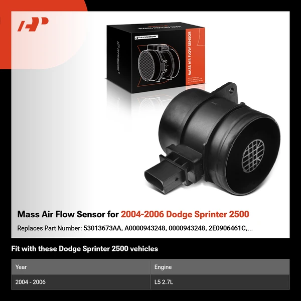 Mass Air Flow Sensor for 2004-2006 Dodge Sprinter 2500