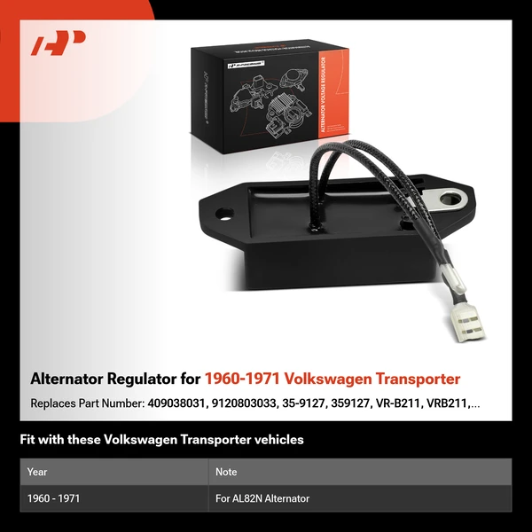 Alternator Regulator for 1960-1971 Volkswagen Transporter