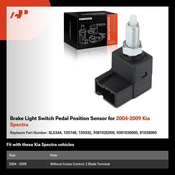 Brake Light Switch Pedal Position Sensor for 2004-2009 Kia Spectra