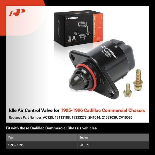 Idle Air Control Valve for 1995-1996 Cadillac Commercial Chassis