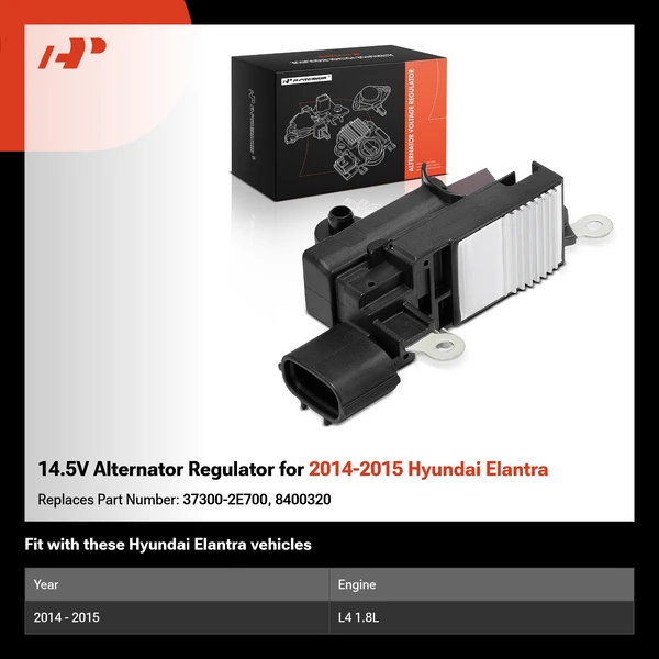 14.5V Alternator Regulator for 2014-2015 Hyundai Elantra