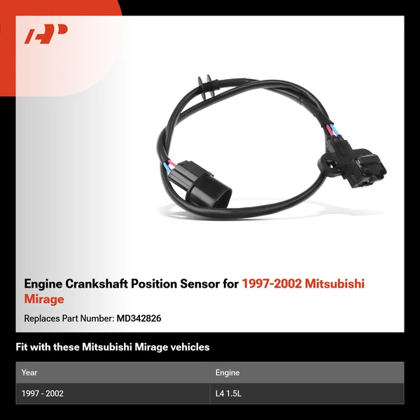 Engine Crankshaft Position Sensor for 1997-2002 Mitsubishi Mirage