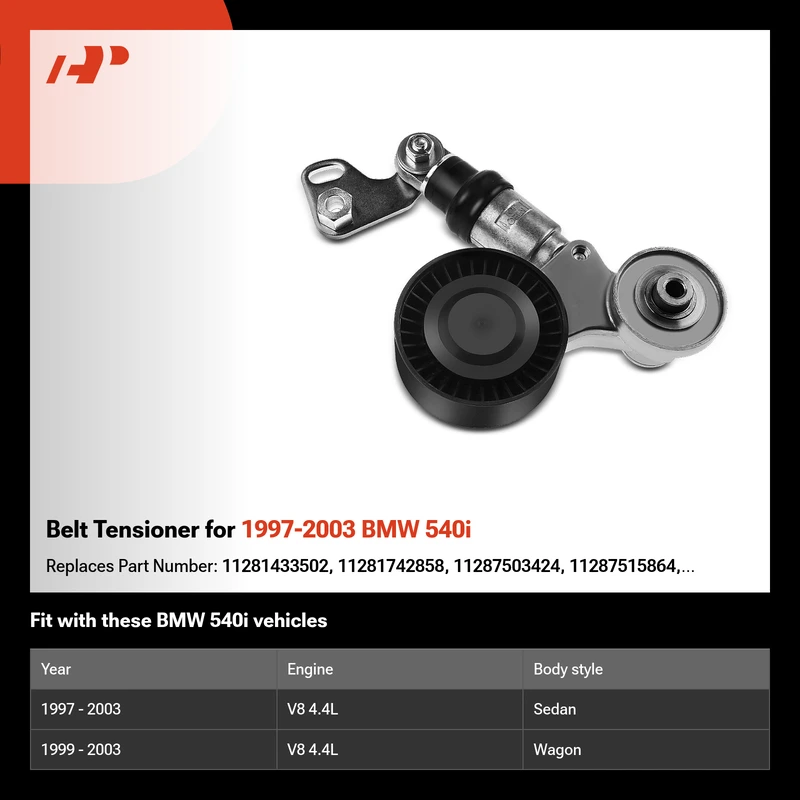 Belt Tensioner for 1997-2003 BMW 540i