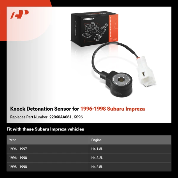 Knock Detonation Sensor for 1996-1998 Subaru Impreza