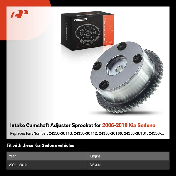 Intake Camshaft Adjuster Sprocket for 2006-2010 Kia Sedona
