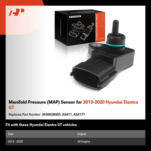 Manifold Pressure (MAP) Sensor for 2013-2020 Hyundai Elantra GT