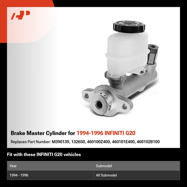Brake Master Cylinder for 1994-1996 INFINITI G20