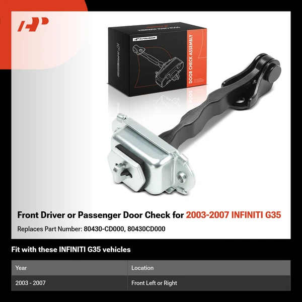 Front Driver or Passenger Door Check for 2003-2007 INFINITI G35