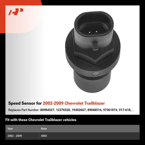 Speed Sensor for 2002-2009 Chevrolet Trailblazer