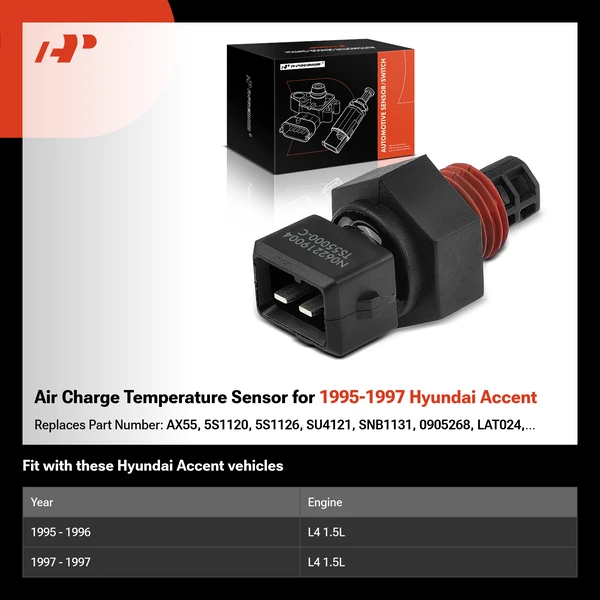 Air Charge Temperature Sensor for 1995-1997 Hyundai Accent