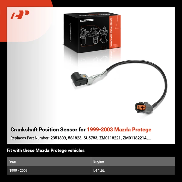 Crankshaft Position Sensor for 1999-2003 Mazda Protege