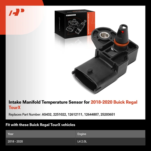Intake Manifold Temperature Sensor for 2018-2020 Buick Regal TourX