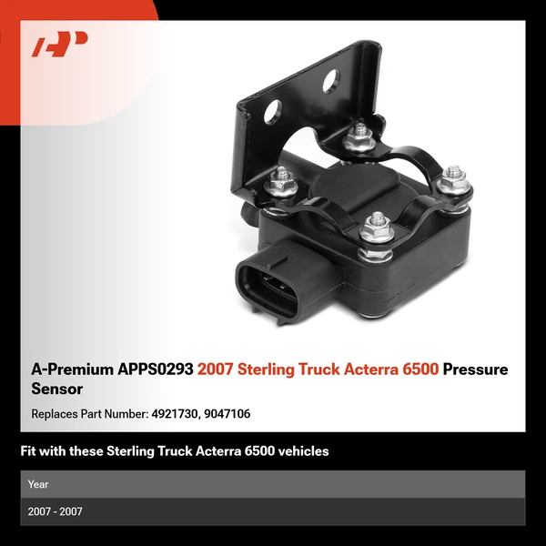 A-Premium APPS0293 2007 Sterling Truck Acterra 6500 Pressure Sensor