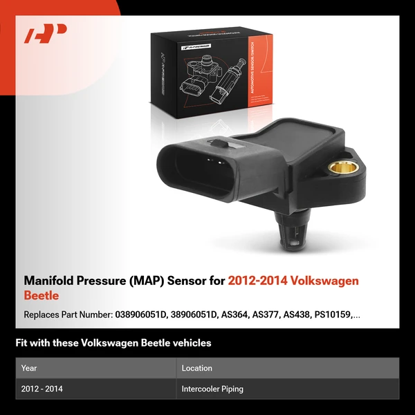 Manifold Pressure (MAP) Sensor for 2012-2014 Volkswagen Beetle