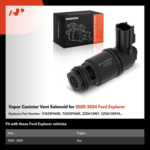 Vapor Canister Vent Solenoid for 2020-2024 Ford Explorer