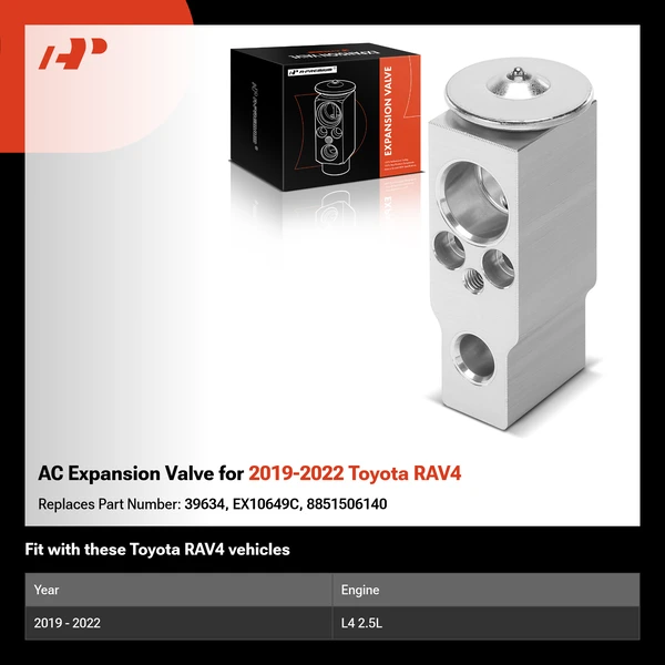 AC Expansion Valve for 2019-2022 Toyota RAV4