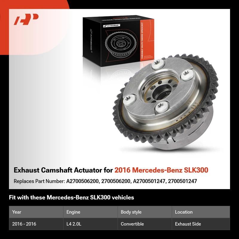 Exhaust Camshaft Actuator for 2016 Mercedes-Benz SLK300