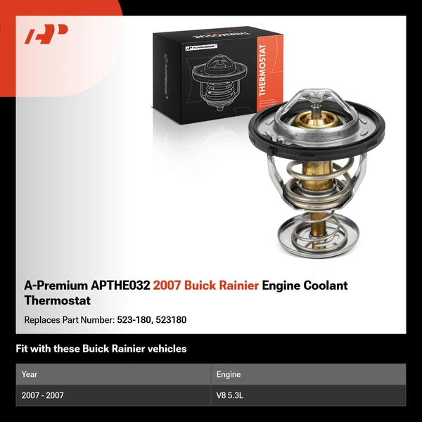 A-Premium APTHE032 2007 Buick Rainier Engine Coolant Thermostat