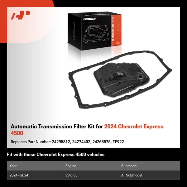 Automatic Transmission Filter Kit for 2024 Chevrolet Express 4500