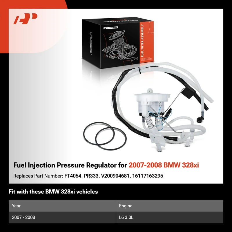 Fuel Injection Pressure Regulator for 2007-2008 BMW 328xi