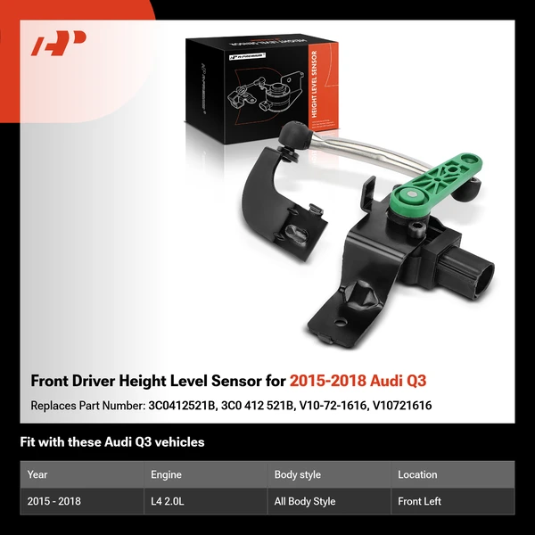Front Driver Height Level Sensor for 2015-2018 Audi Q3