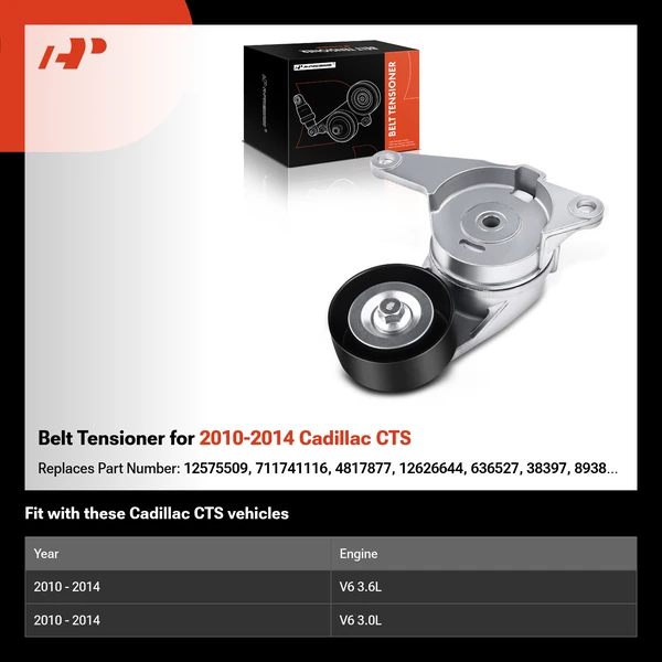 Belt Tensioner for 2010-2014 Cadillac CTS
