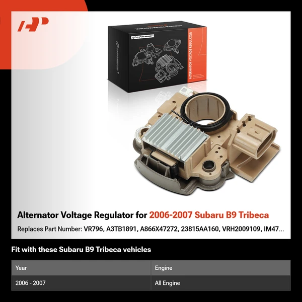 Alternator Voltage Regulator for 2006-2007 Subaru B9 Tribeca