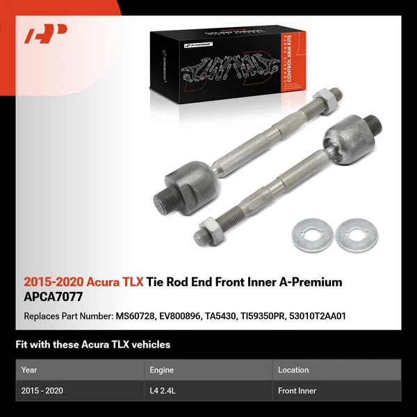 2015-2020 Acura TLX Tie Rod End Front Inner A-Premium APCA7077