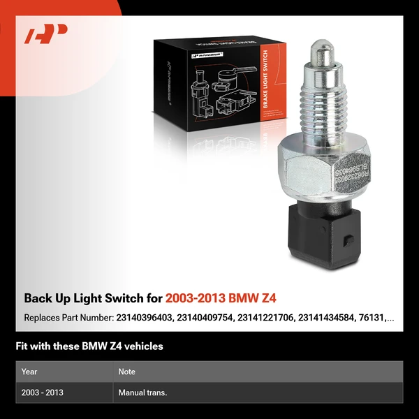 Back Up Light Switch for 2003-2013 BMW Z4