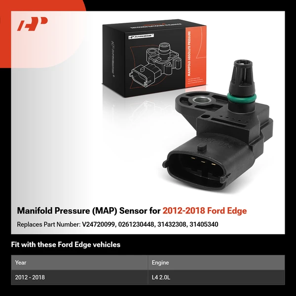 Manifold Pressure (MAP) Sensor for 2012-2018 Ford Edge