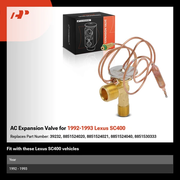 AC Expansion Valve for 1992-1993 Lexus SC400