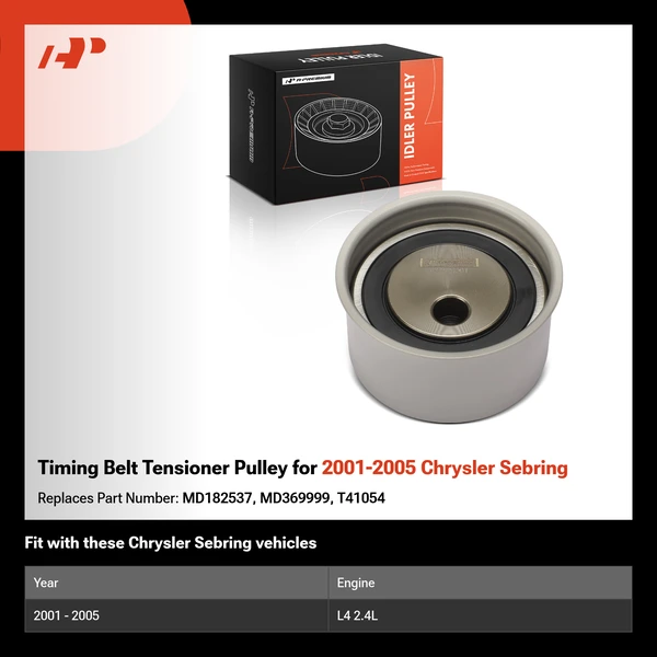 Timing Belt Tensioner Pulley for 2001-2005 Chrysler Sebring