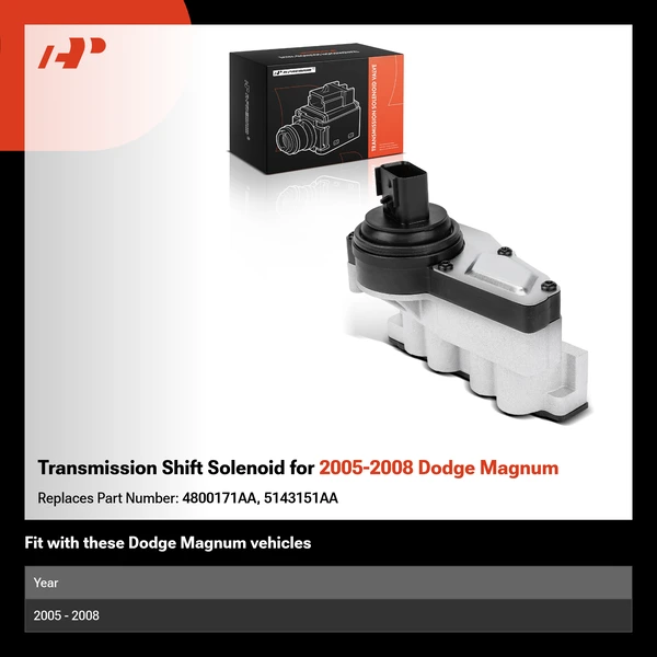 Transmission Shift Solenoid for 2005-2008 Dodge Magnum