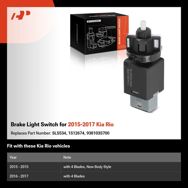 Brake Light Switch for 2015-2017 Kia Rio