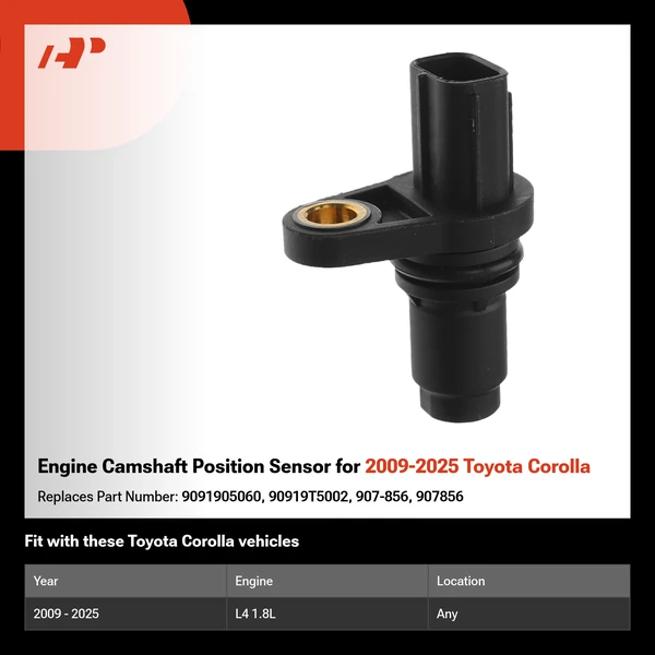 Engine Camshaft Position Sensor for 2009-2025 Toyota Corolla
