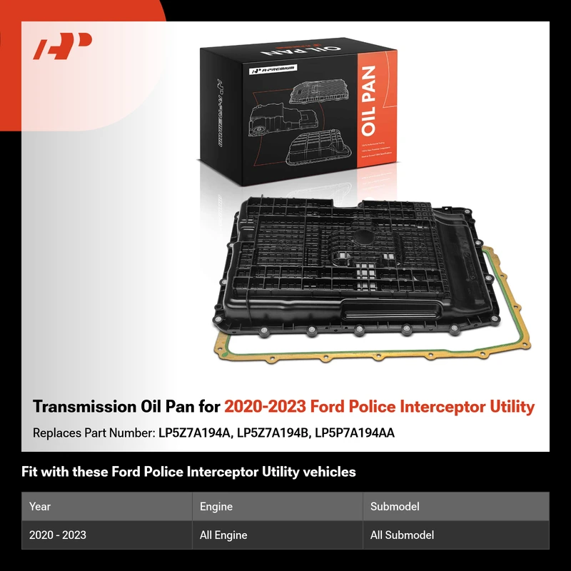 Transmission Oil Pan for 2020-2023 Ford Police Interceptor Utility