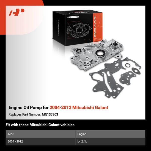 Engine Oil Pump for 2004-2012 Mitsubishi Galant