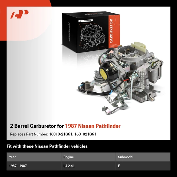 2 Barrel Carburetor for 1987 Nissan Pathfinder