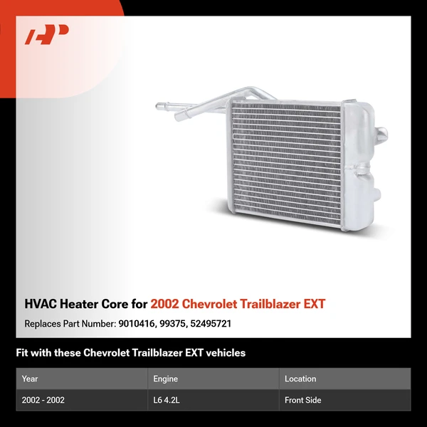 HVAC Heater Core for 2002 Chevrolet Trailblazer EXT