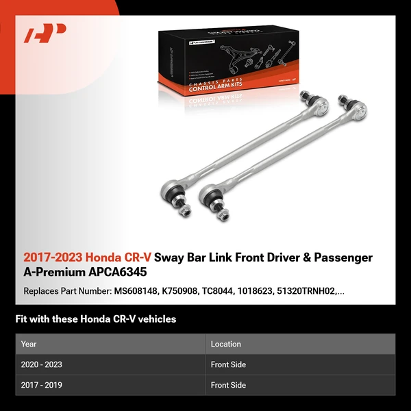 2017-2023 Honda CR-V Sway Bar Link Front Driver & Passenger A-Premium APCA6345