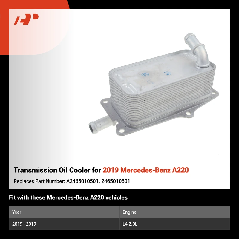 Transmission Oil Cooler for 2019 Mercedes-Benz A220