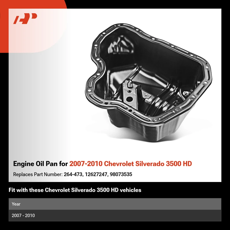 Engine Oil Pan for 2007-2010 Chevrolet Silverado 3500 HD