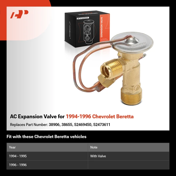AC Expansion Valve for 1994-1996 Chevrolet Beretta
