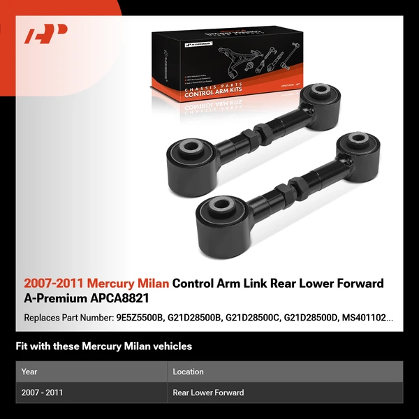 2007-2011 Mercury Milan Control Arm Link Rear Lower Forward A-Premium APCA8821