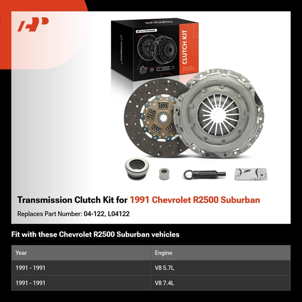 Transmission Clutch Kit for 1991 Chevrolet R2500 Suburban