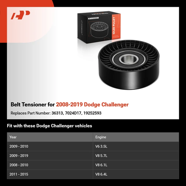 Belt Tensioner for 2008-2019 Dodge Challenger