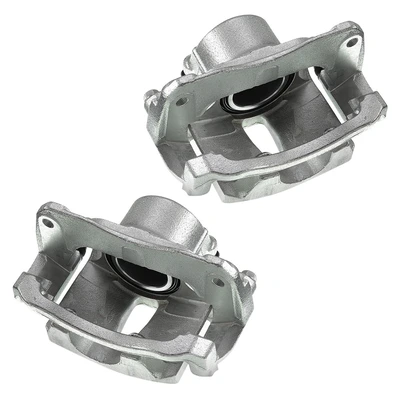 2 Pcs Front Brake Caliper with Bracket