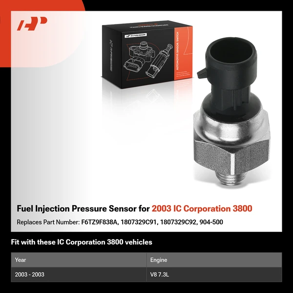 Fuel Injection Pressure Sensor for 2003 IC Corporation 3800