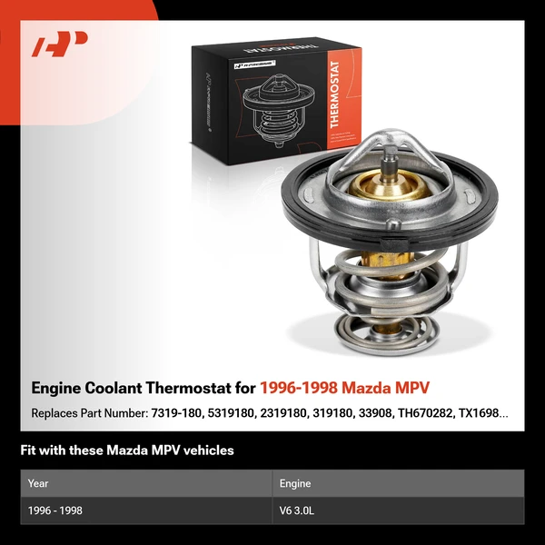 Engine Coolant Thermostat for 1996-1998 Mazda MPV
